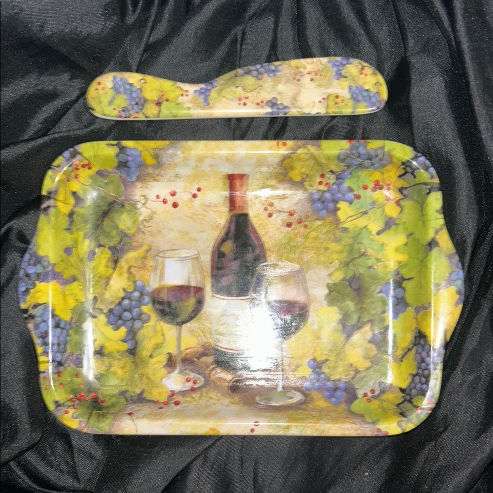 Keller-Charles Cheese Plate with Cutter!!!